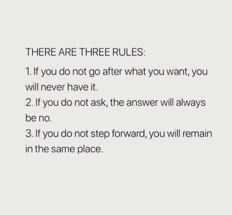 Nicola Mooney 3 rules