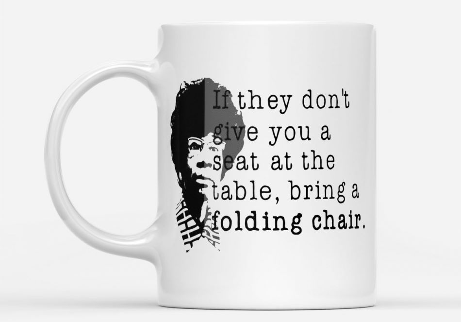 The table