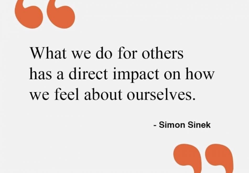 Why helping others can be the help you need yourself